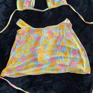 Shein bathing suit with matching skirt